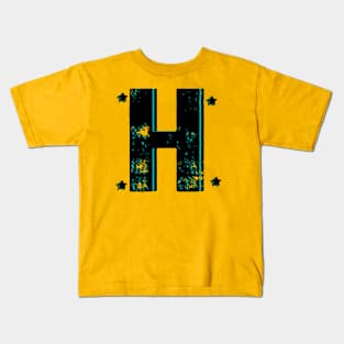 AlphaT H Dynamic Printed Design Kids T-Shirt